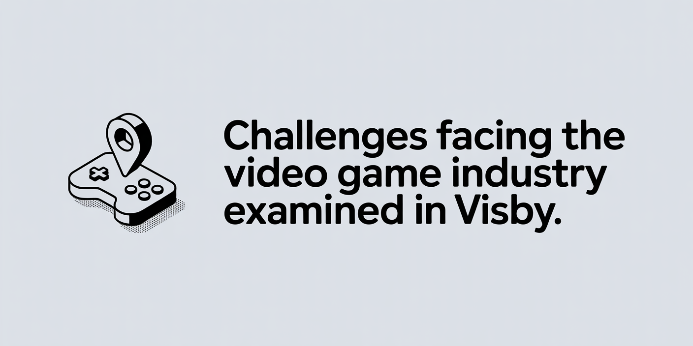 Challenges Facing the Video Game Industry Examined in Visby