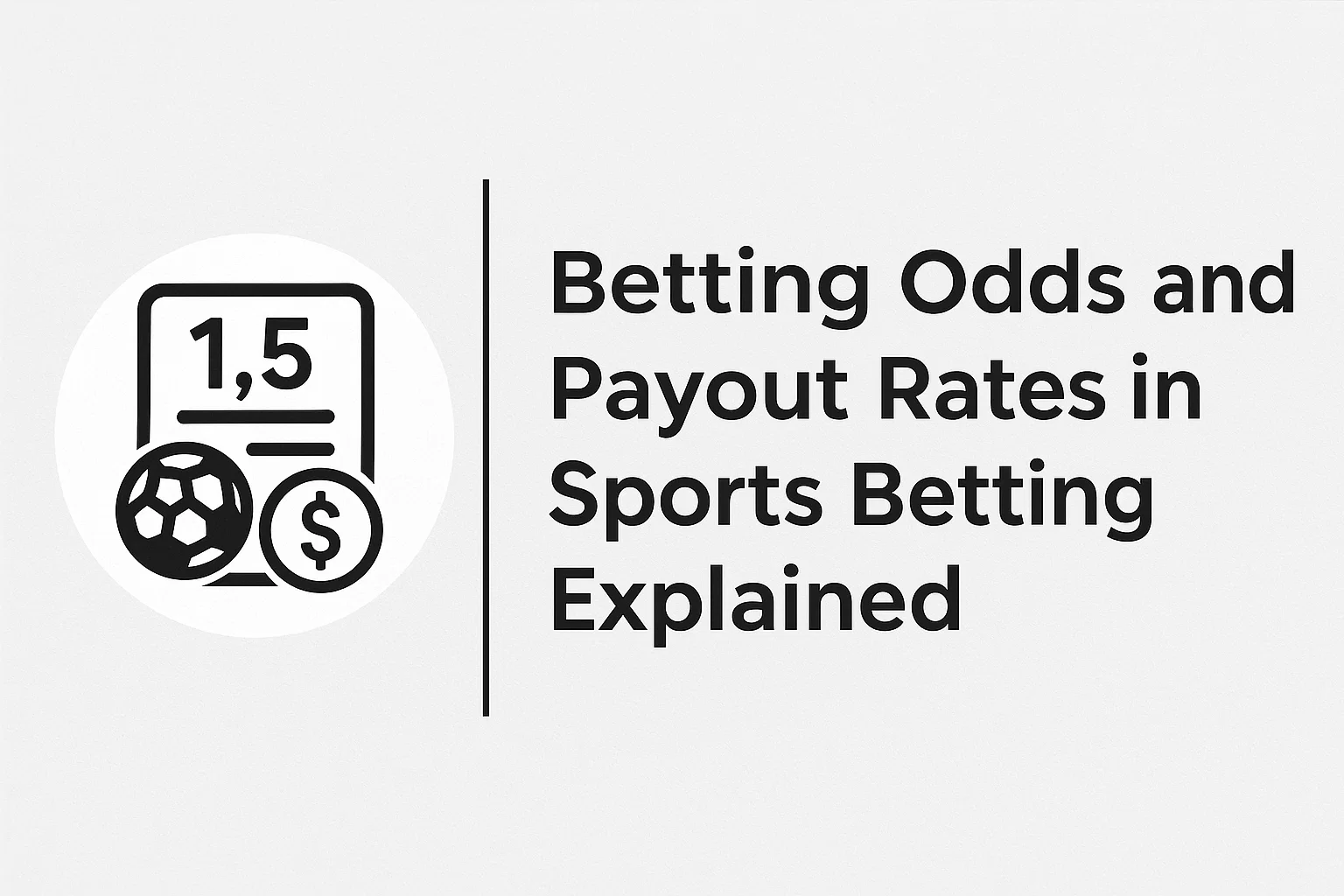 Betting Odds and Payout Rates in Sports Betting Explained