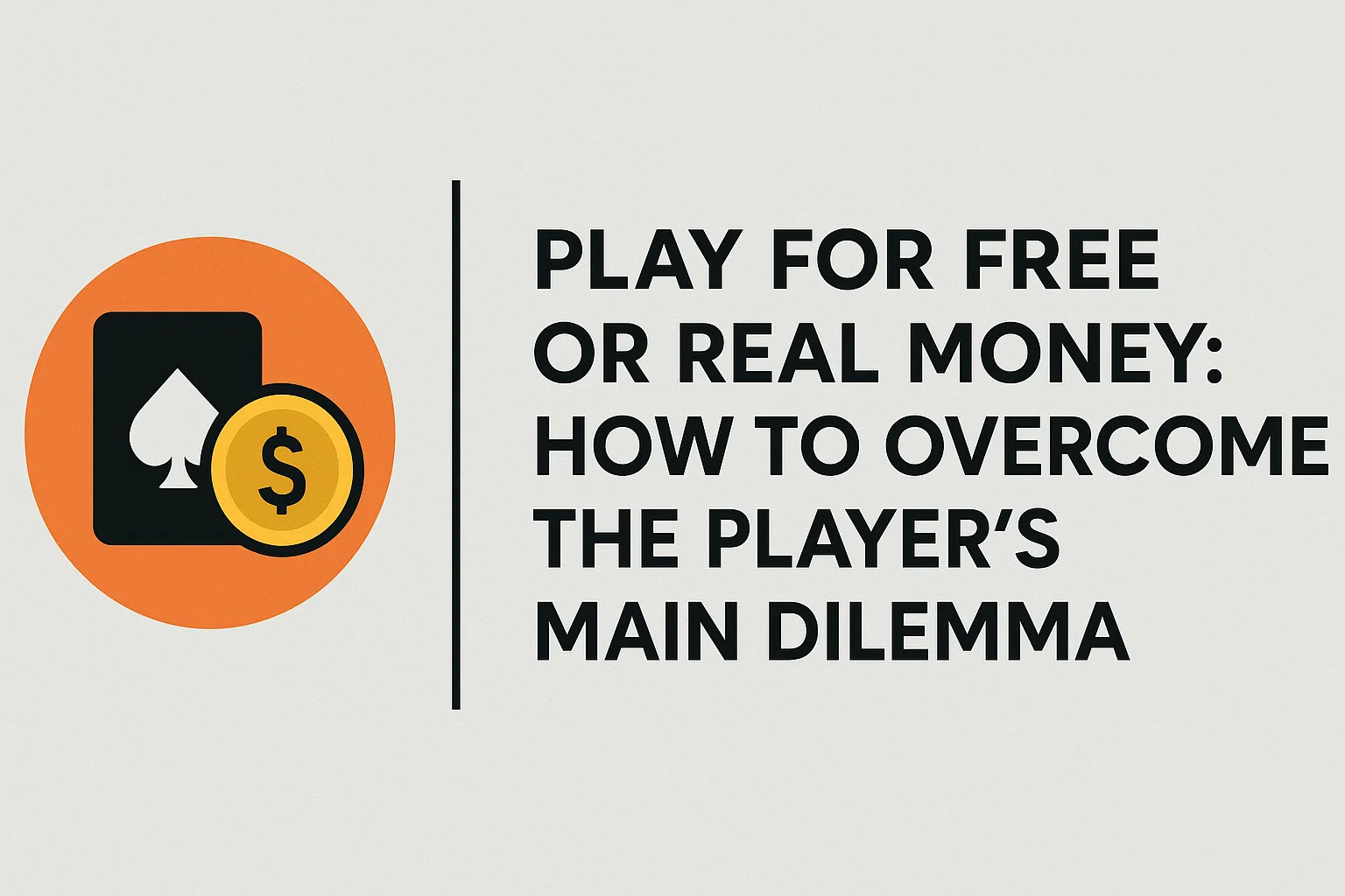 Play for Free or Real Money: How to Overcome the Player's Main Dilemma