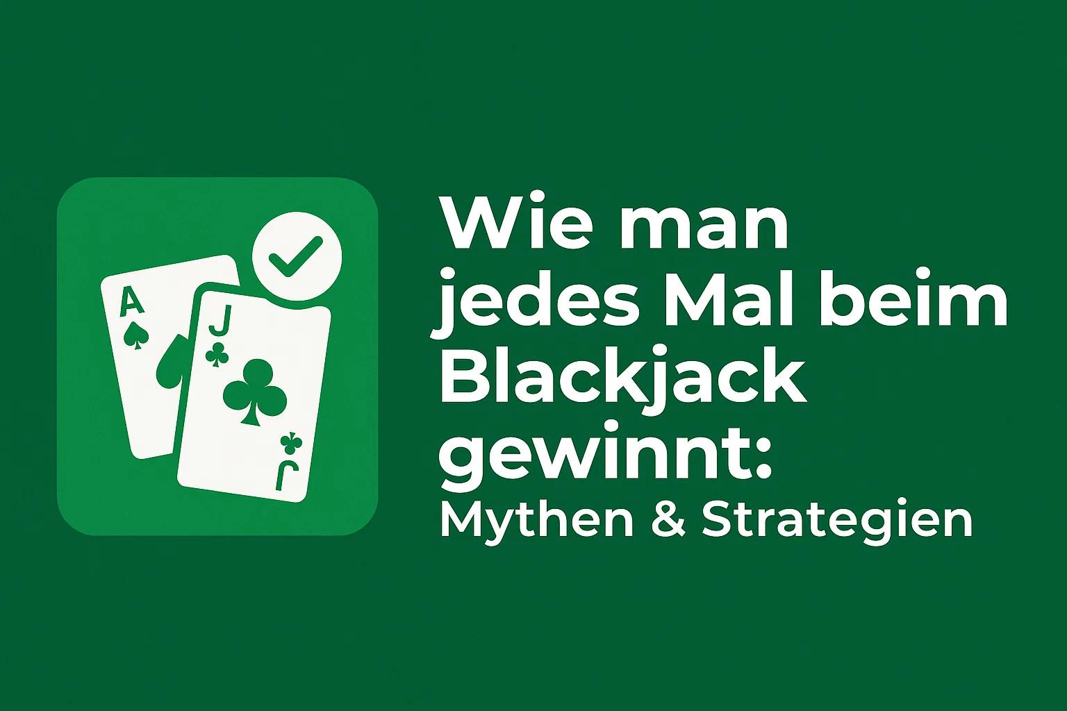 Wie man jedes Mal beim Blackjack gewinnt: Mythen & Strategien