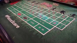 0 roulette table at Plaza Casino