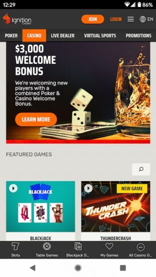 Ignition Casino App