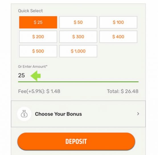 Ignition deposit amount