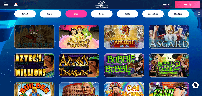 Las Atlantis slots
