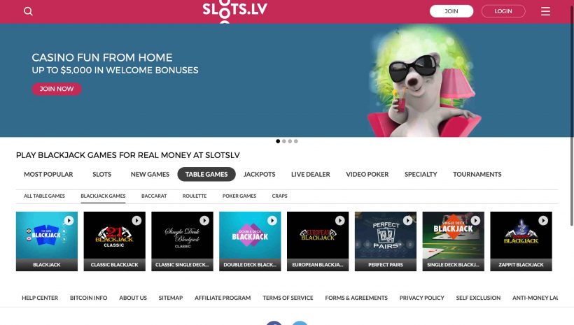 Slotslv Blackjack