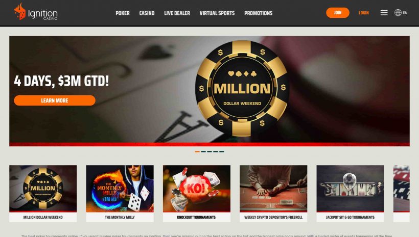 Ignition Poker Tournament