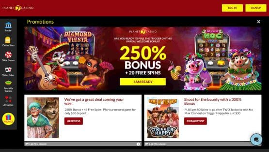 Planet 7 Casino Rewards