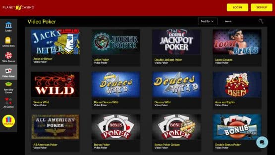 Planet 7 Casino Poker