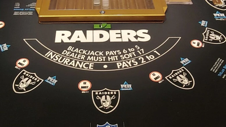 Raiders Blackjack pays 6:5
