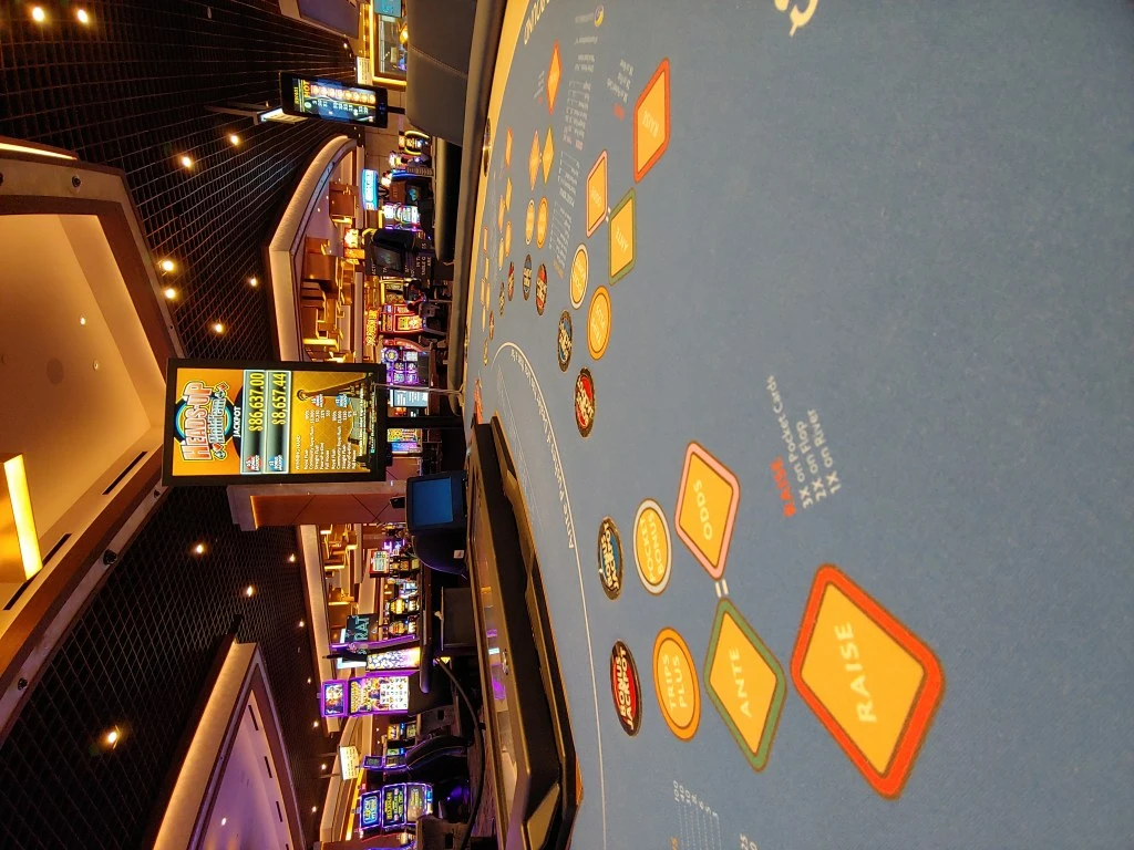 20210201_184540_HDR | Bet-NV.com Heads Up Hold'em poker table at The Strat.