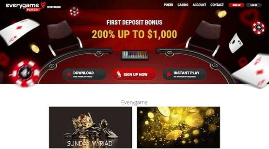 Everygame First Deposit Bonus