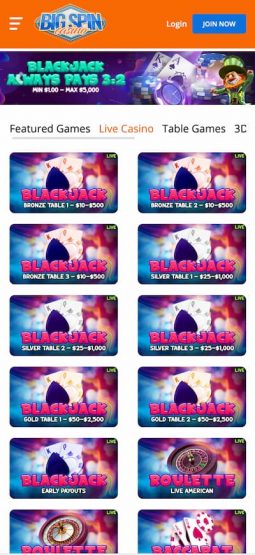 Big Spin Casino App