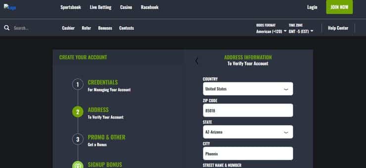 XBet sign up