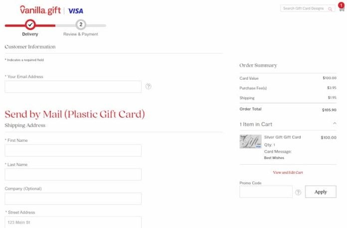 vanilla visa pay 1