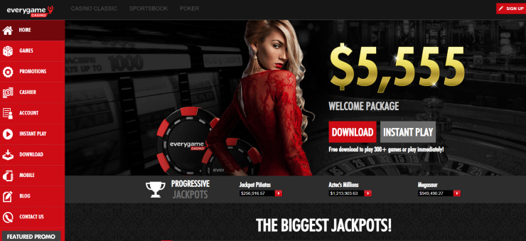 New Bitcoin casino games at EveryGame casino