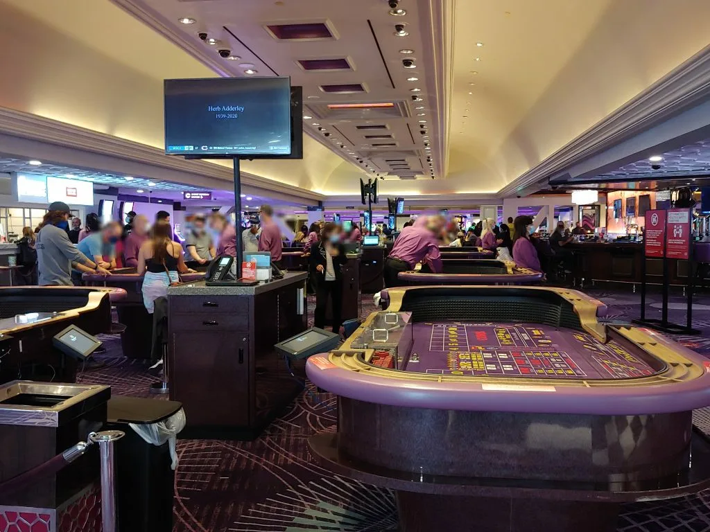 Table games at Harrah's