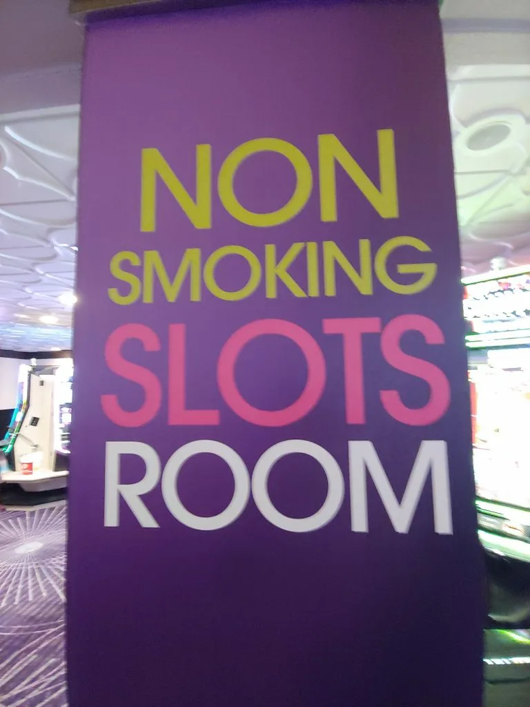 Nonsmoking slots at Harrah's