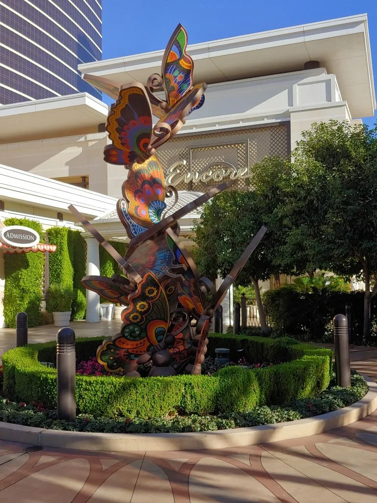 Courtyard Decor at Encore Casino