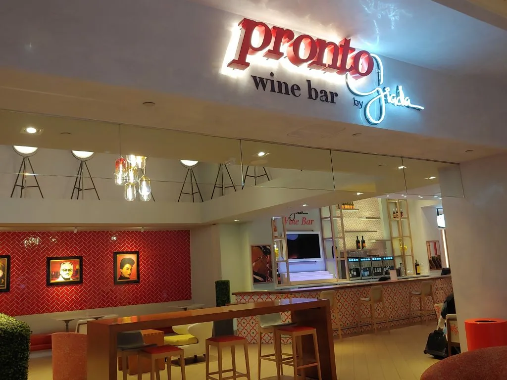 Pronto Wine Bar at Caesars Palace