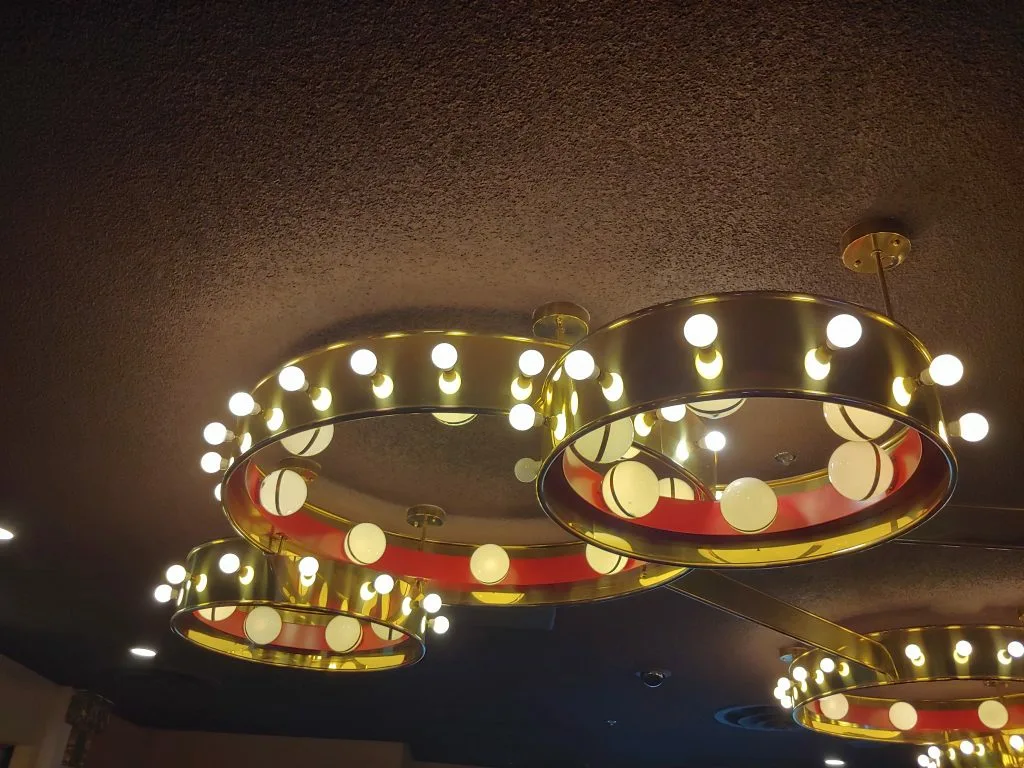 Light fixture at Circus Circus