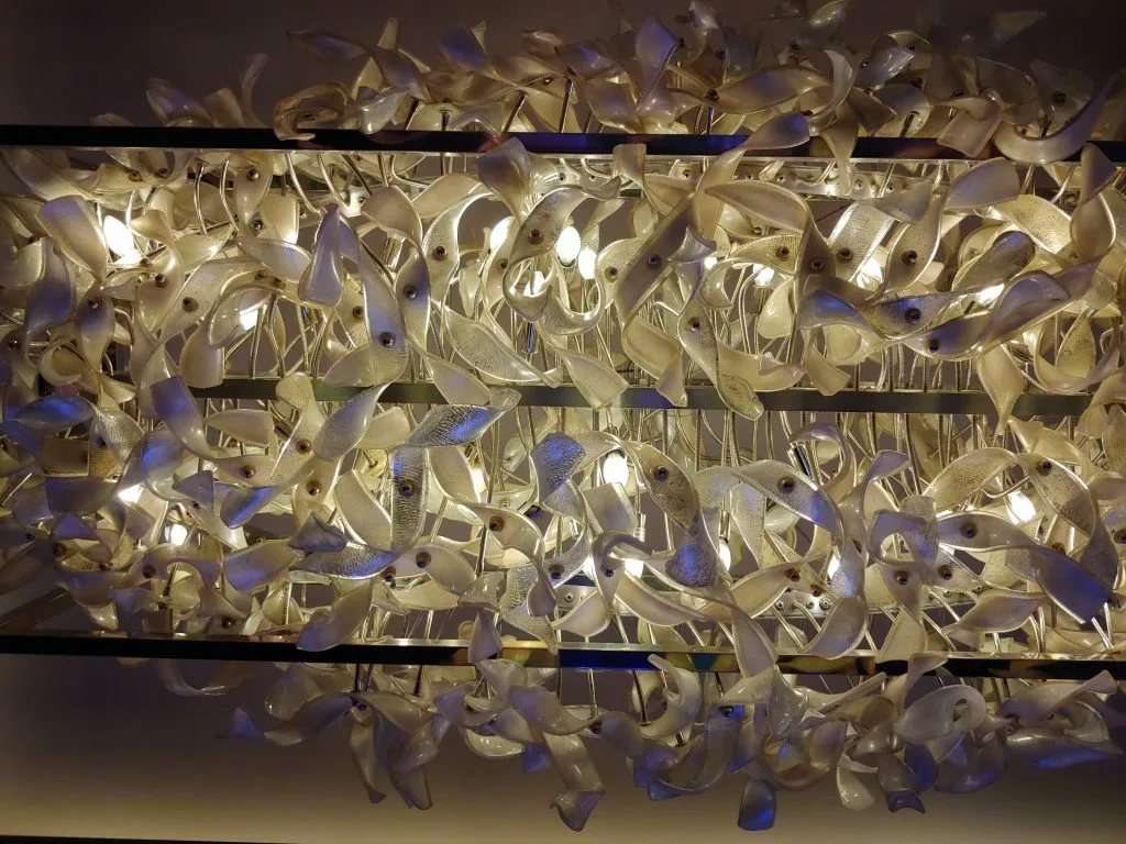 Light fixture at Cosmopolitan