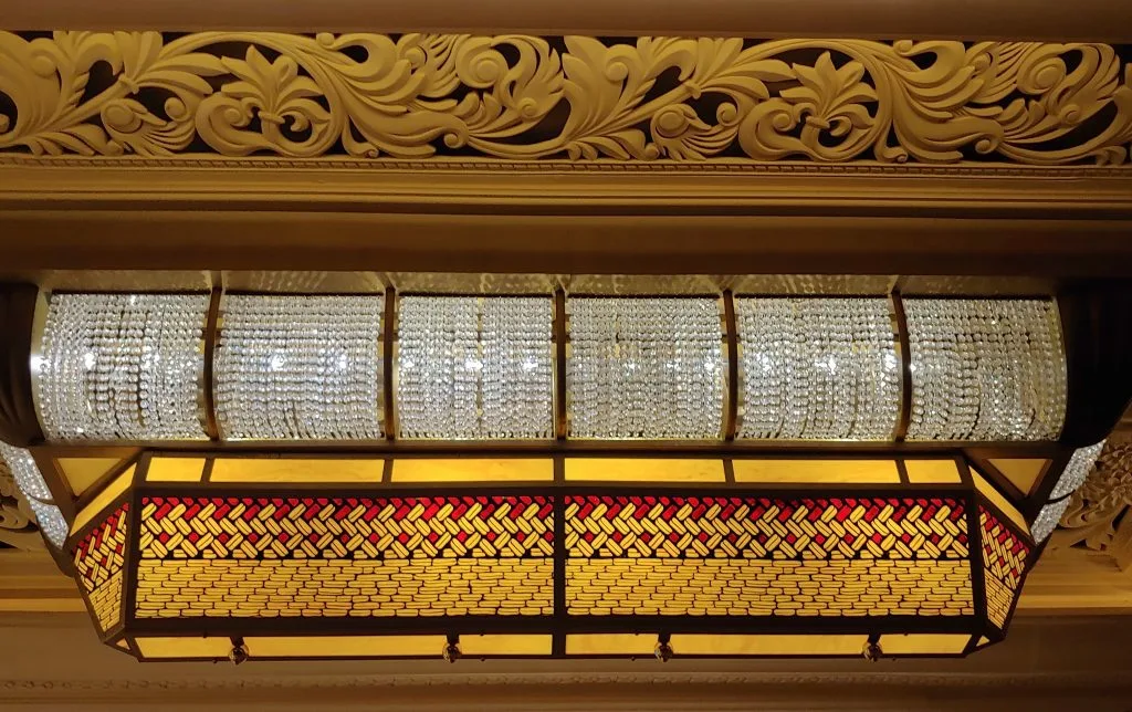 Light fixture at Mandalay Bay