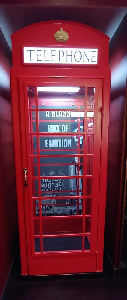 Telephone booth at Circa Casino
