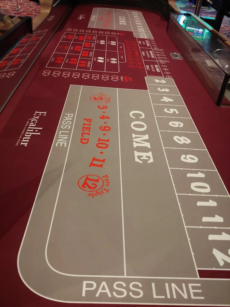 Crapless craps at Excalibur