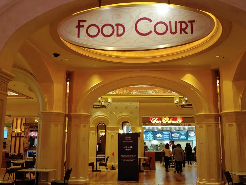 Food court at Venetian Resort and Casino