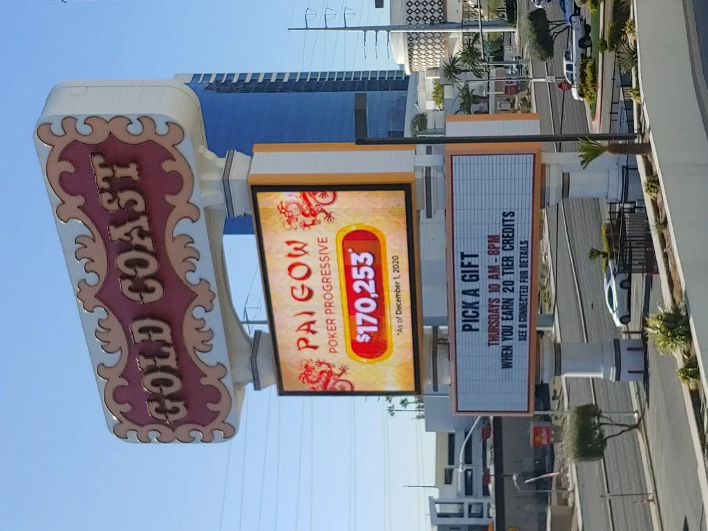 Sign for Gold Coast Hotel and Casino in Las Vegas, Nevada