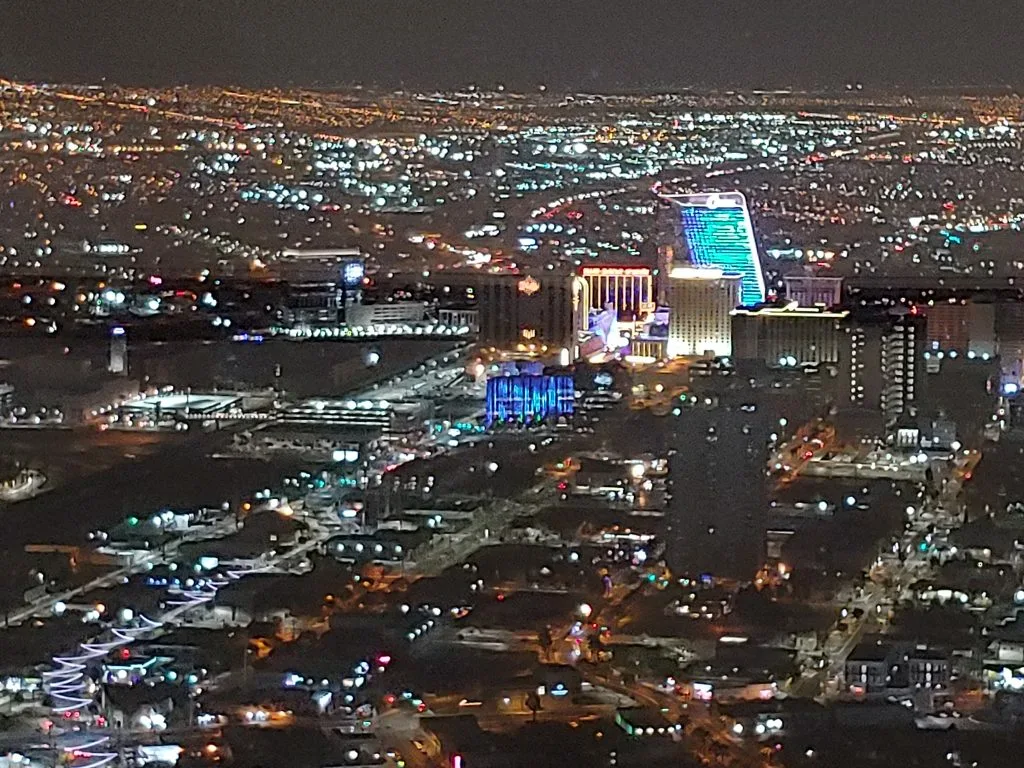 View of Downtown Las Vegas from the Strat