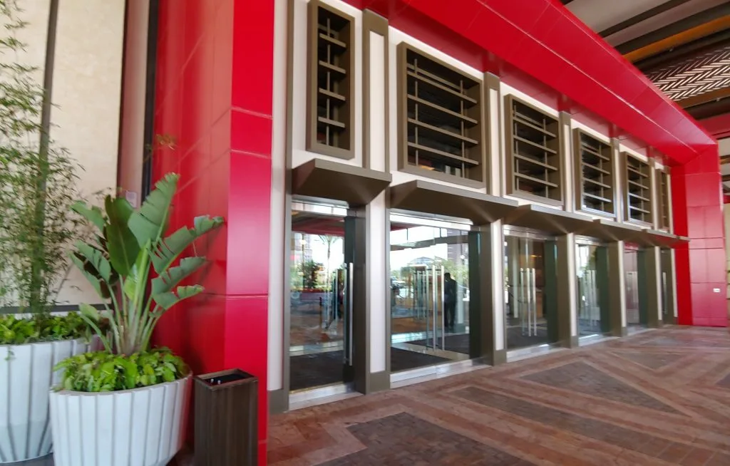 Entrance to Resorts World Casino