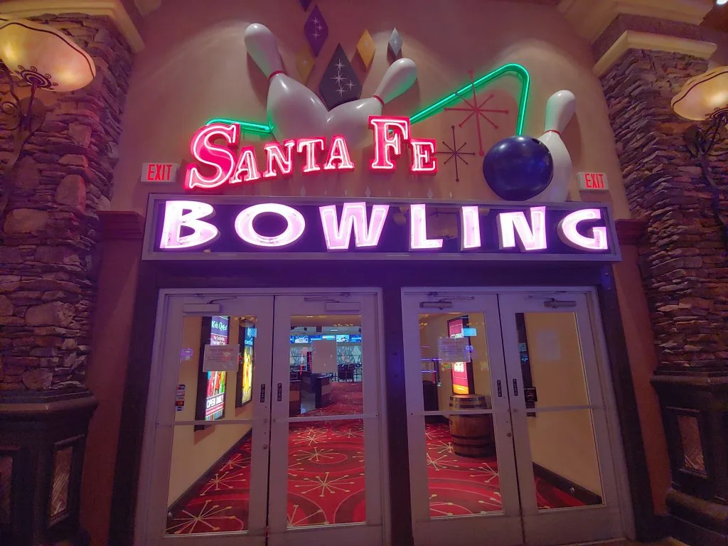 Bowling at Santa Fe Station