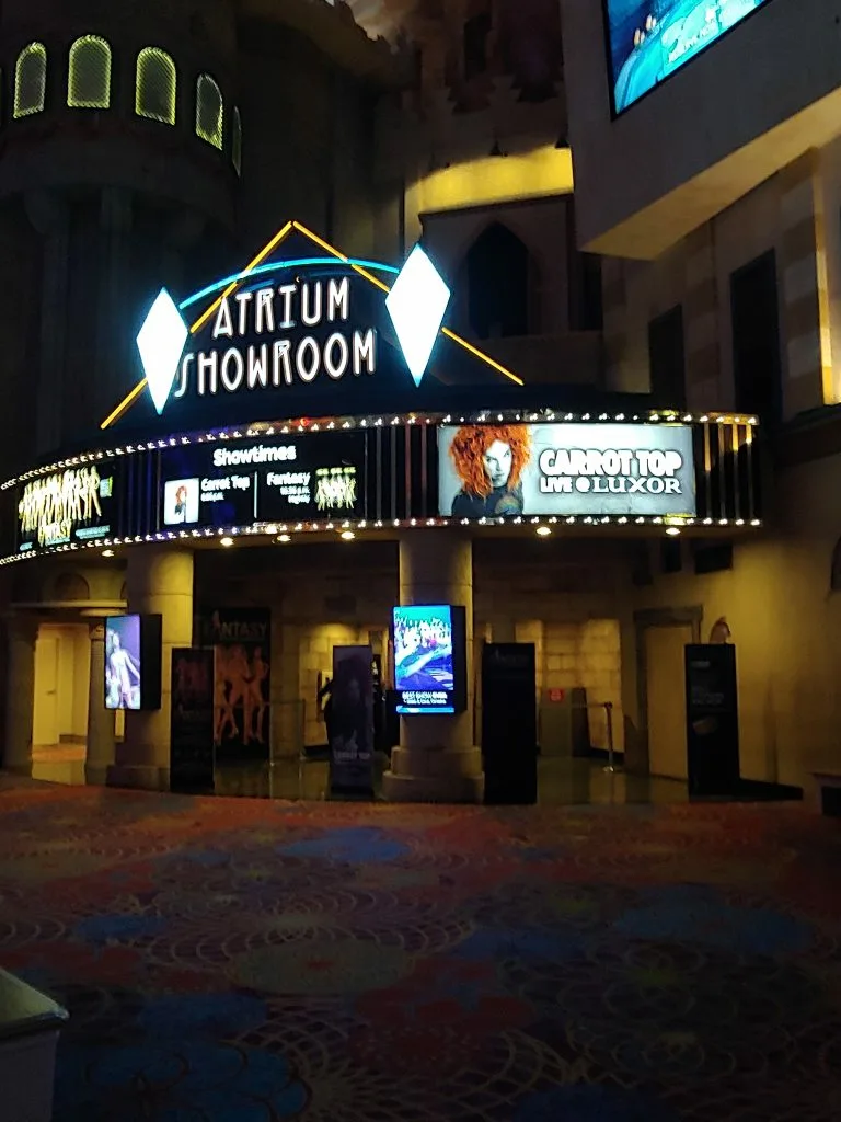 Atrium Showroom inside Luxor Casino