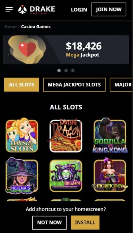 Drake Casino Slots