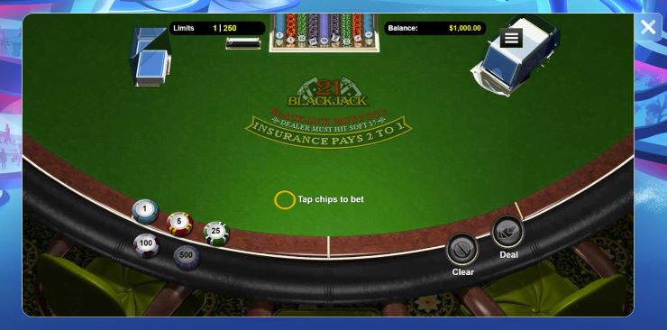 Las Atlantis blackjack