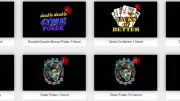 Video poker games at Bovada online casino