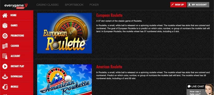 everygame new casino US