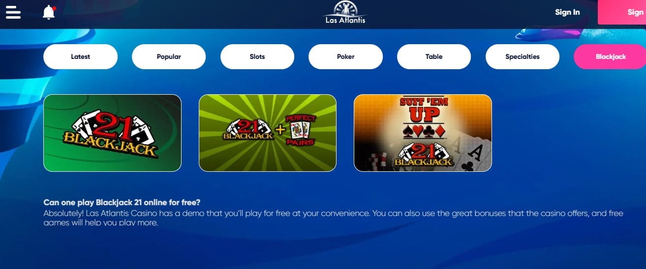 Las Atlantis Casino