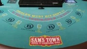 Sam's Town blackjack table