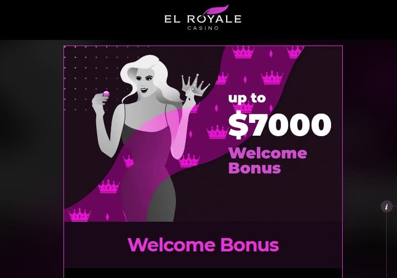 El Royale Casino Bonus Codes [cur_year] - Claim a 250% Welcome Bonus