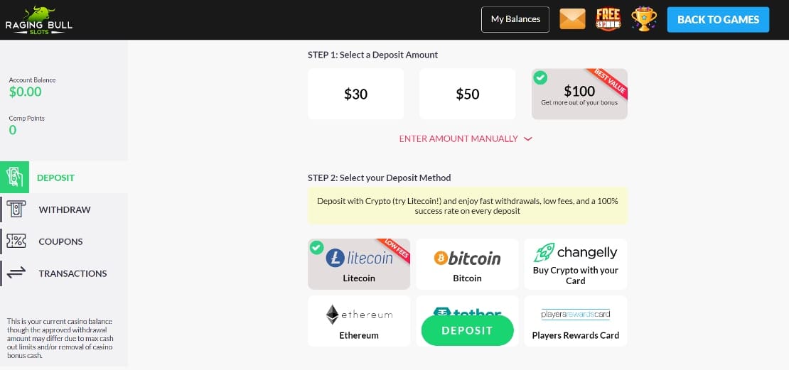 Step 3: Fund Your Account & Enter a Promo Code No
