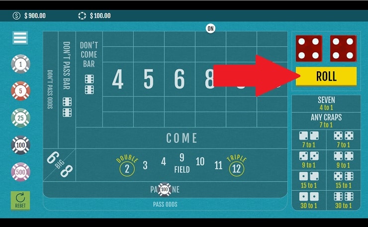 bovada how to play craps step 4