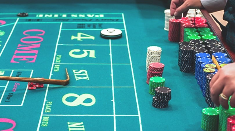 craps table bovada