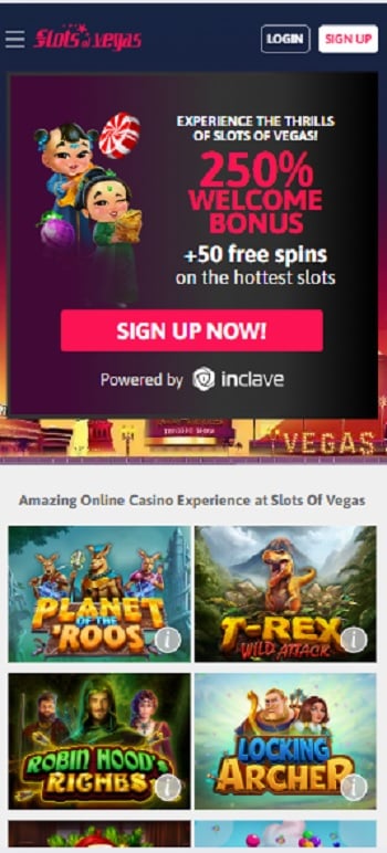 slots of vegas mobile
