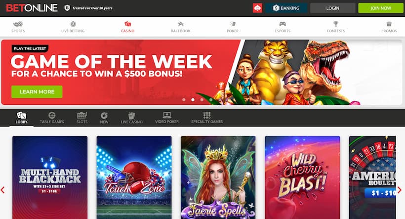 BetOnline Casino